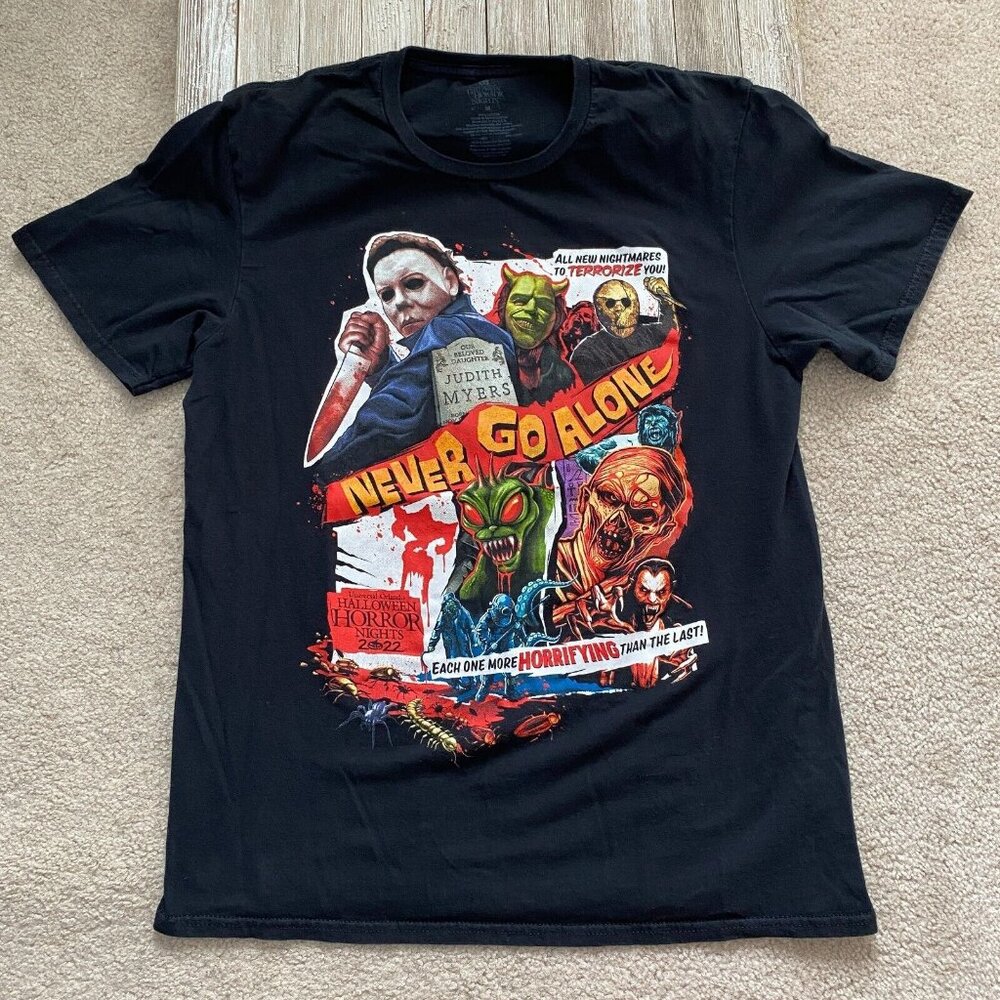 Universal Orlando Halloween Horror Nights 2022 T-Shirt Tee Size M Michael Myers